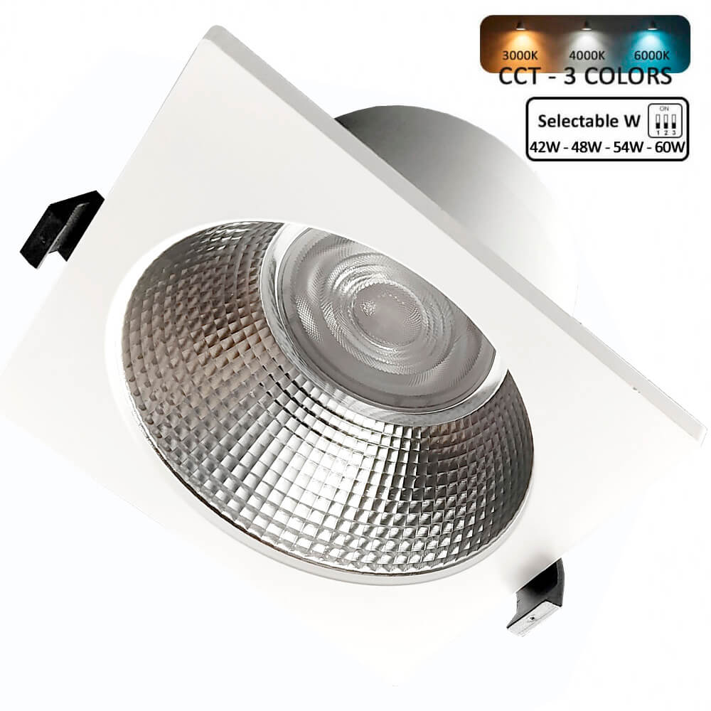 Foco-Downlight-LED-Cuadrado-60W-GXtronic-_-3CCT-_-CRI92-_-IP65-_-Corte-O205mm-2