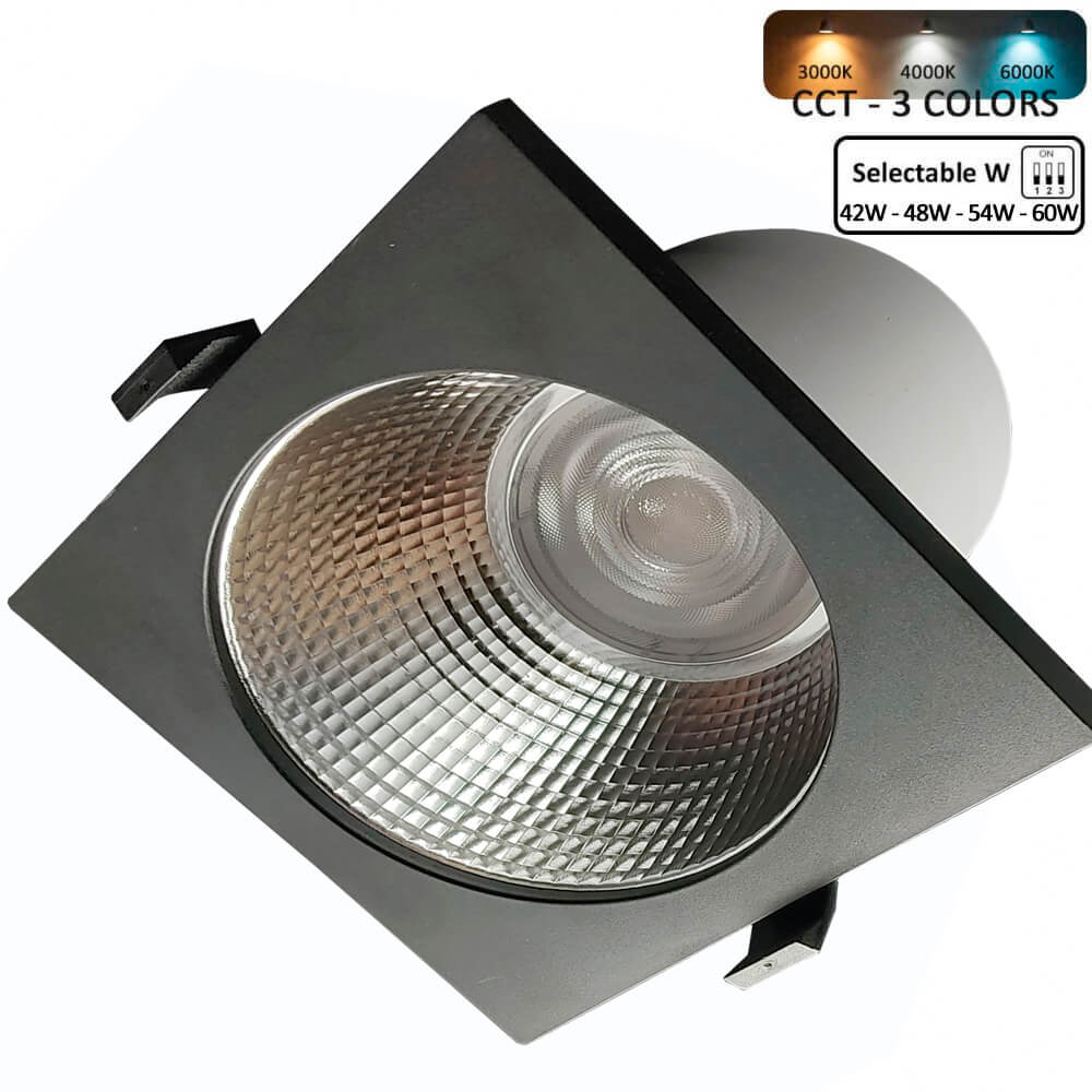 Foco-Downlight-LED-Cuadrado-60W-GXtronic-_-3CCT-_-CRI92-_-IP65-_-Corte-O205mm-3